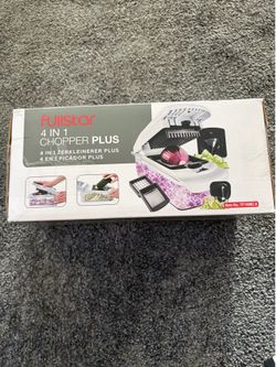 Fullstar 4-in-1 Chopper Plus – Vegetable Chopper, Spiralizer & Slicer Set (New in Box)