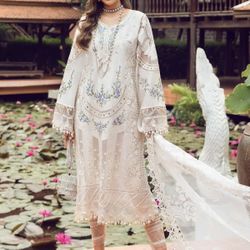 Maria B Luxury Lawn Pakistani/Indian Dress