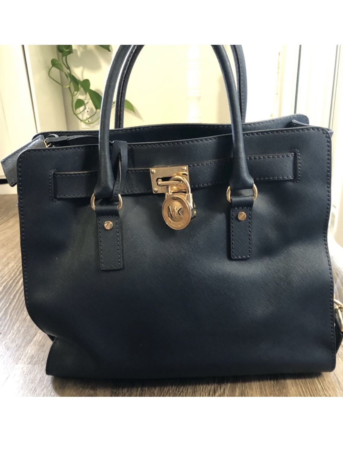 Large Michael Kors Navy Purse