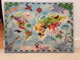 Animal World Print by Liz Murphy