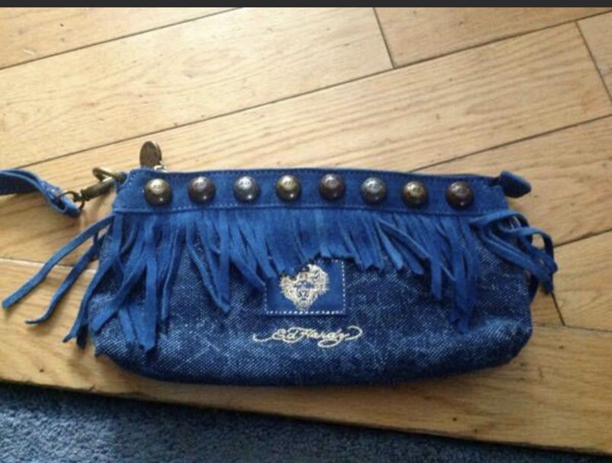 Ed Hardy wristlet
