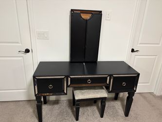 Vanity with seat