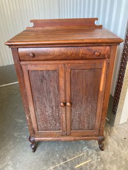Antique wood cabinet