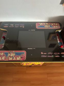 Arcade1Up Ms. Pac-Man Head-to-Head Arcade Table – 2 Player