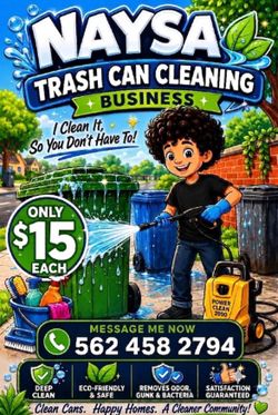 Trash can cleaning business