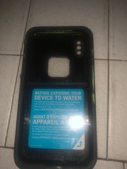 Lifeproof case iphone x