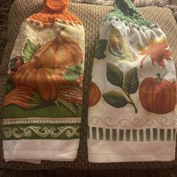 Handmade Fall Towels 