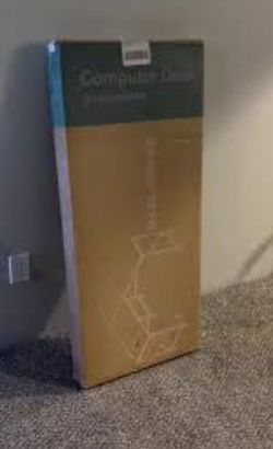 L shaped computer desk