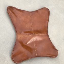 Beautiful Buffalo Leather Butterfly Chair Modern Lounge Accent Replacement COVER ONLY