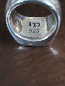Sterling Silver 925 Band Ring 26 gram’s like new size between  10and11