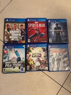 PS4 Games (1 is 18+)