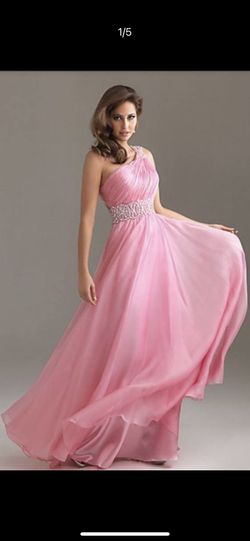NWT Night Moves Prom/Evening/Formal/Ball Gown, Pink Off-shoulder