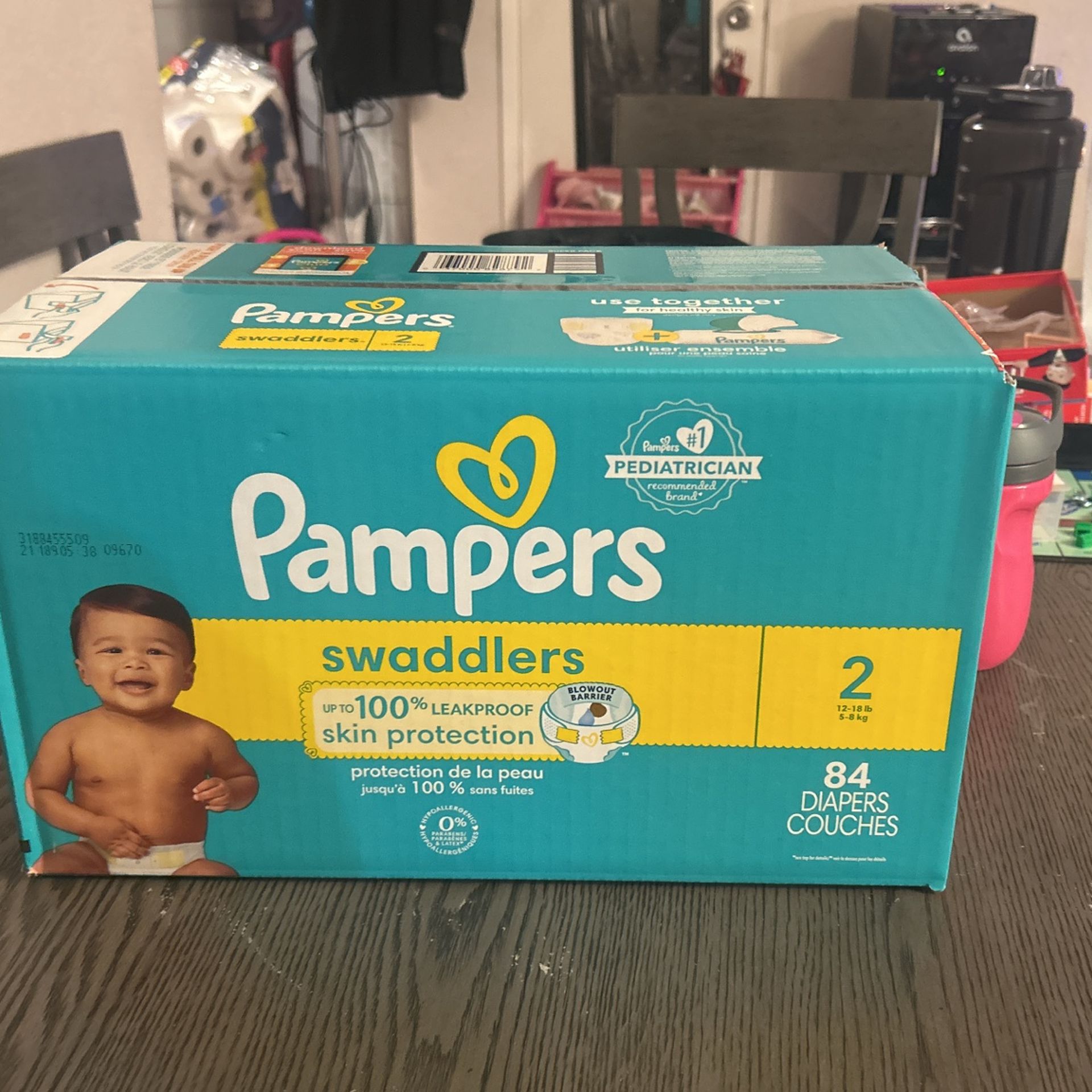 brand New Pampers Swaddlers Size 2