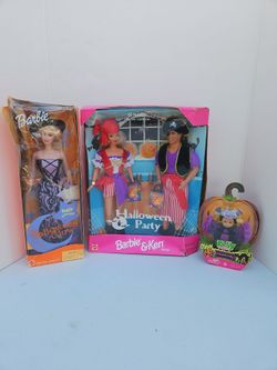 Special Edition Barbie, Ken and Kelly dolls