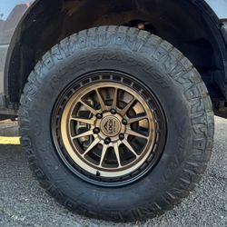 17x9 Lock Off-Road Rims And Tires 285/70/17 Nitto Ridge Grappler