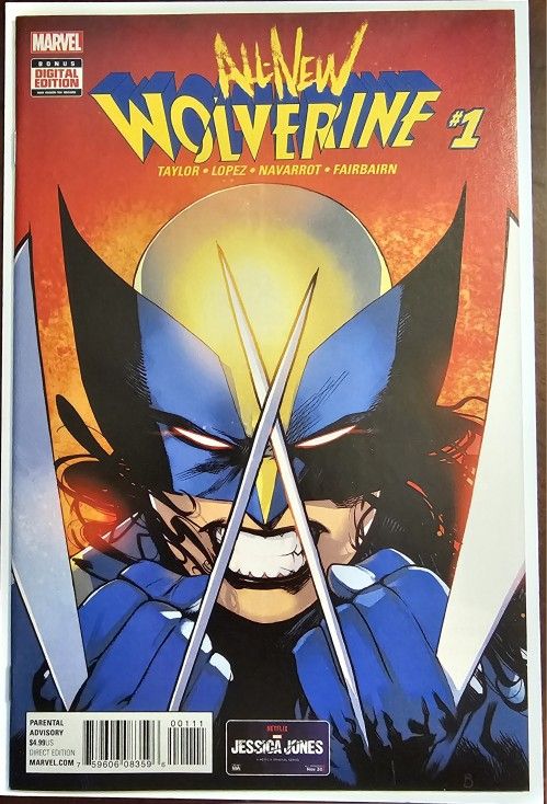 All-New Wolverine #1 Marvel Comics 2016 1st Laura Kinney NM 🔥