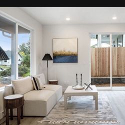 grey white wash coffee table new 