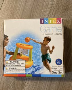 Intex Pool Game Inflatable Basketball Floating Hoops 26 1/2 Inches