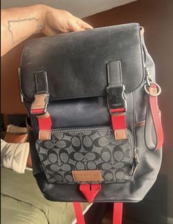 Coach Back Pack With AirPod Case And Key Chain