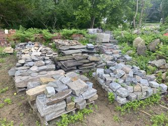 Stone, brick and flagstone