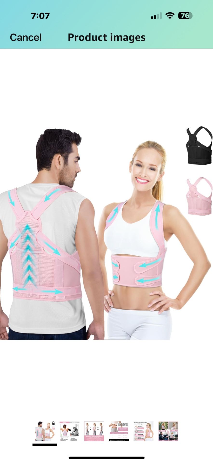Posture Corrector for Women and Men,4 In 1 Adjustable Full Back Brace,Posture Braces Can Relieve Upper and Lower Back Pain, Shoulder Braces for Hunchb