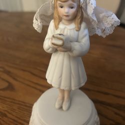 First communion musical figurine