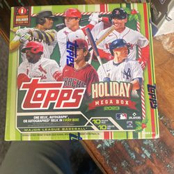 2023 Topps Holiday Baseball Card MEGA Box