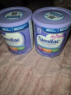 Similac total comfort 12.6oz x2 cans