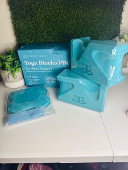 Yoga blocks! Brand new in box sealed