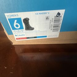 Columbia Ice Maiden II Waterproof Boots sz 6 women
