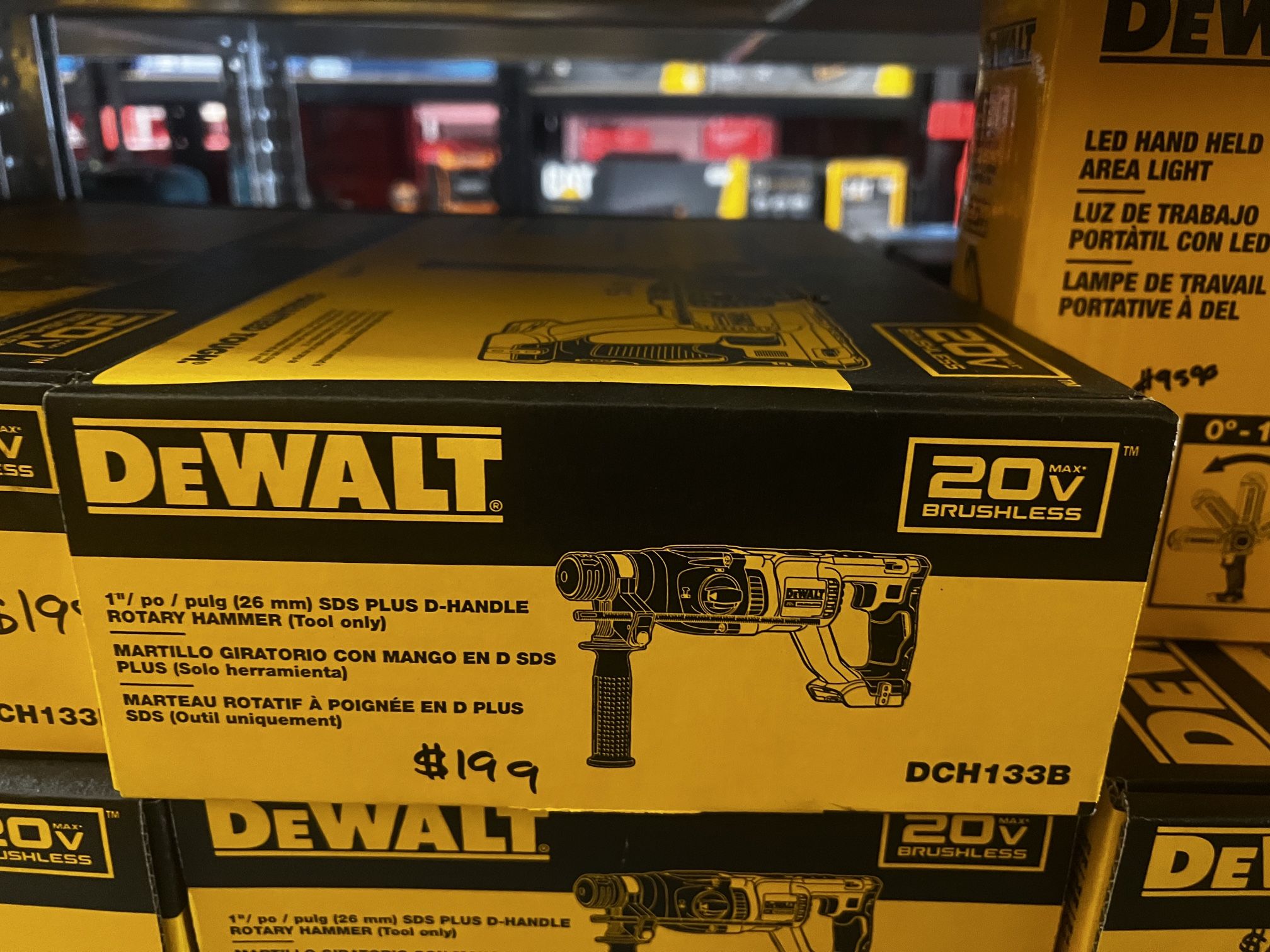 Dewalt 20v Max 1” SDS Plus D-Handle Rotary Hammer Tool Only