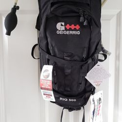 BRAND NEW Geigerrig RIG 500 Ballistic Black Outdoor  Adventure Hydration Backpack Bag Hiking Army