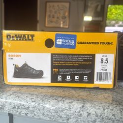 DeWalt Shoes Mens 8.5 Boron At Mens-black NEW