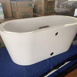 51” Boone Acrylic  Freestanding Tub .