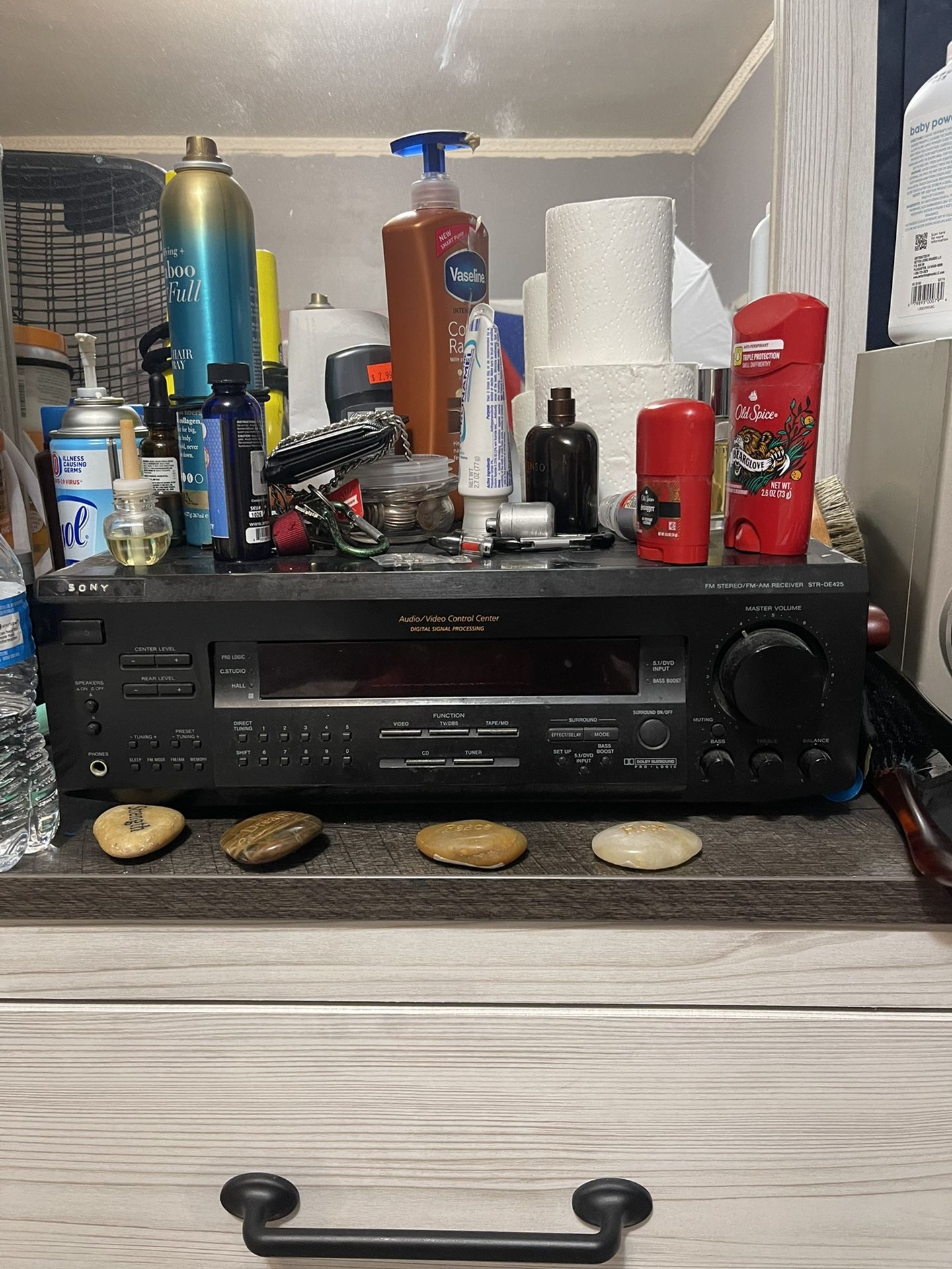 Sony And Vintage Technnics Combo Stereo System With Sub Woofer