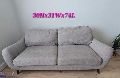 Love seat sofa - gray