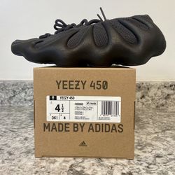 Adidas Yeezy 450 Utility Black HO3665 Men's New *CONFIRMED* SIZE 4.5