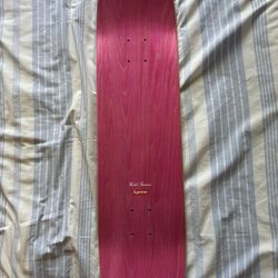 Supreme New York SS19 Sekintani La Norihiro Skateboard Deck Pink 8.25''