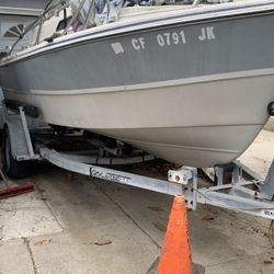1984 Arima Boat and Aluminum Trailer