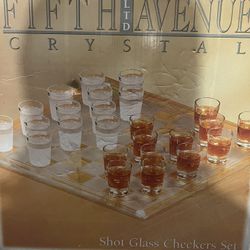 Shot Glass Checker Chess