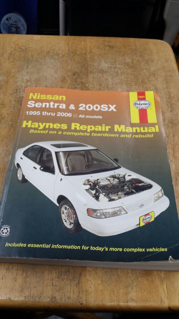 nissan sentra 2006 parts manual
