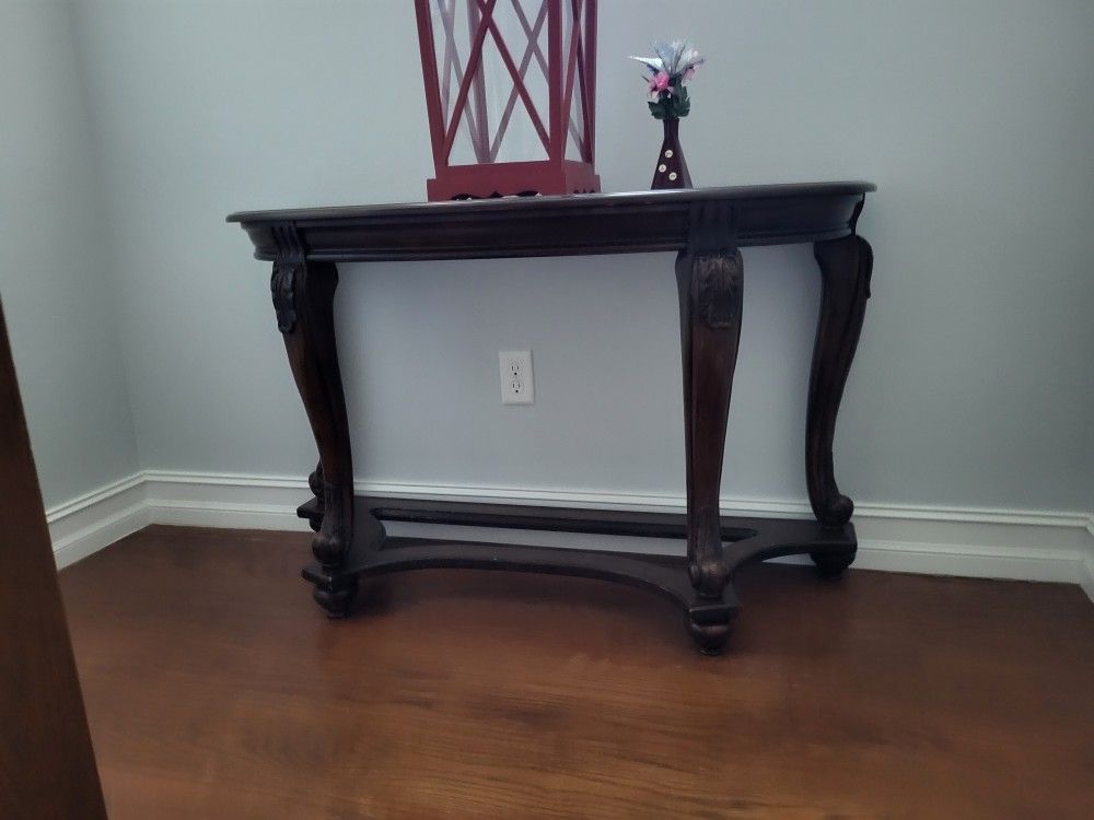 Glass Console Table