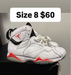 Jordan retro 7s  size 8