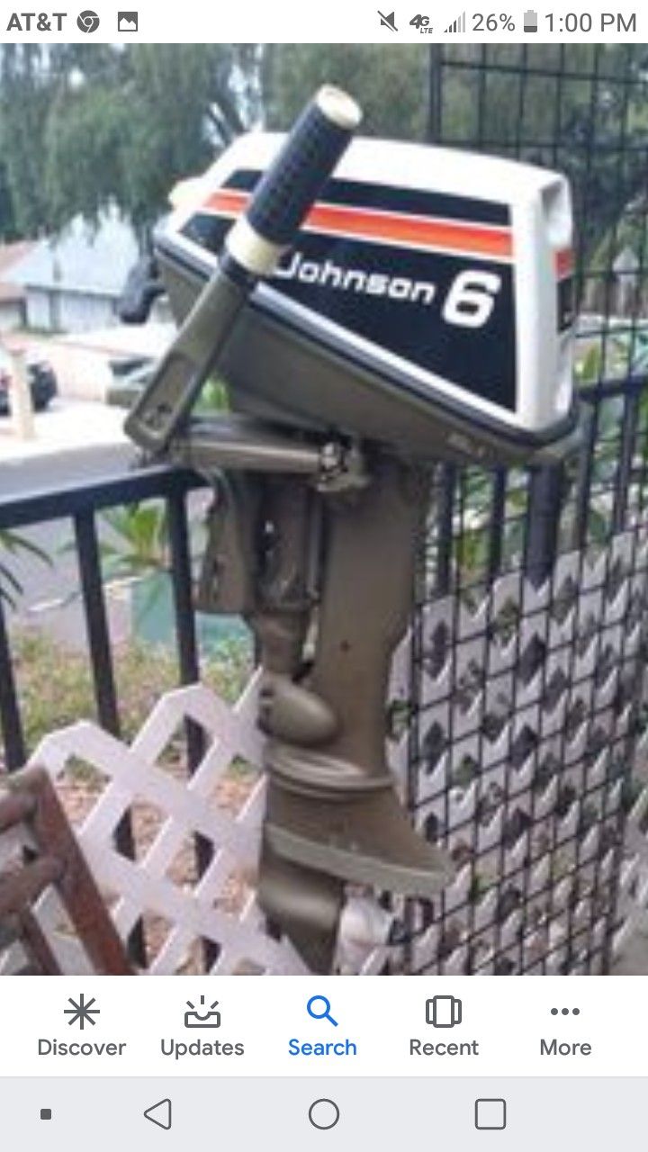 Photo 6 horse Johnson outboard