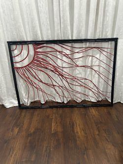 Indonesia Bamboo Wall Art – Modern Abstract Design