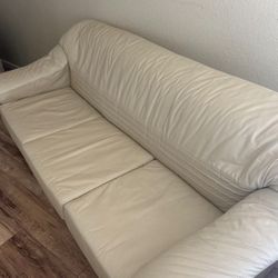 leather sofa