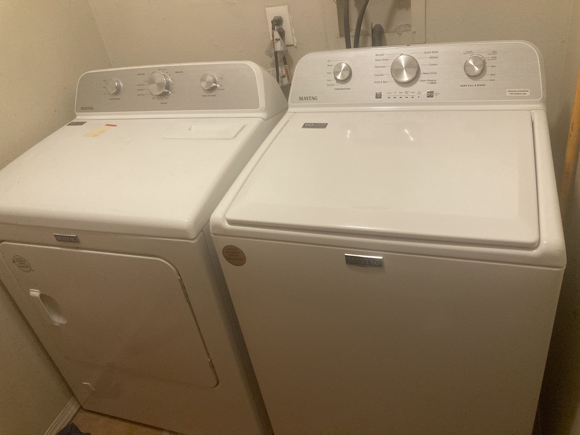 Washer and dryer
