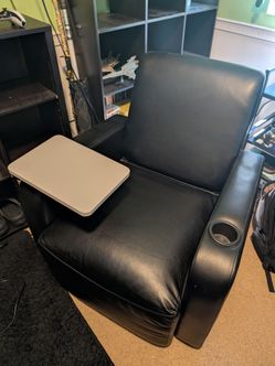 Chair w/removable table & cup holder