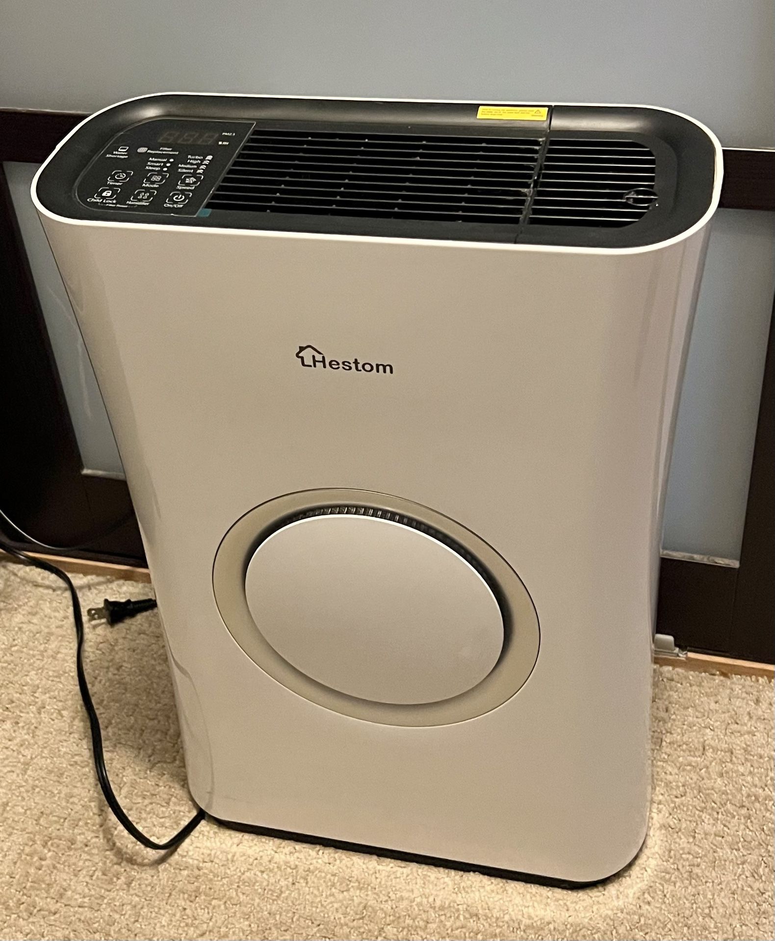 Hestom Air Purifier Humidifier for Large Room, 1200 Sq Ft Coverage, H13 HEPA