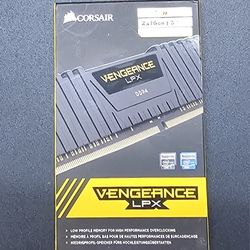 32 GB, DDR4, 2 16GB Vengeance Sticks, New,Unopened Box 2666 MHz